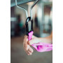 Набор петель для функционального тренинга профессиональный PINK UNICORN с дополнительным карабином