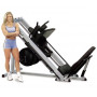 ГАКК-машина - жим ногами под углом 45 Body-Solid GLPH2100 на свободном весе